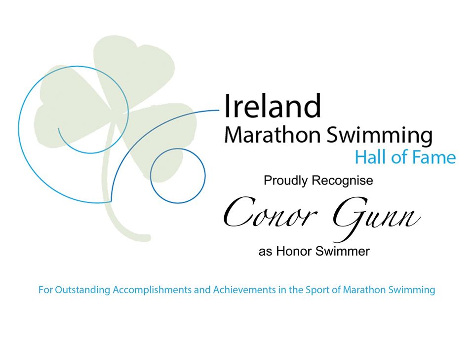 Conor Gunn - Honour Swimmer 2020